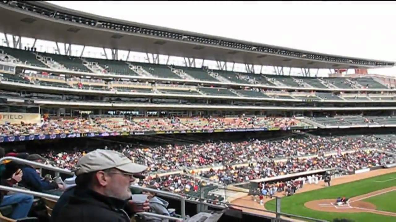 Target Field: First Game at Minnesota Twins Ballpark in Minneapolis, Minnesota (Gopher Baseball)