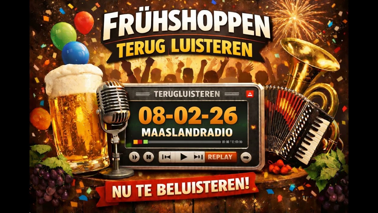 Fruhshoppen terug luisteren 08-02-2026