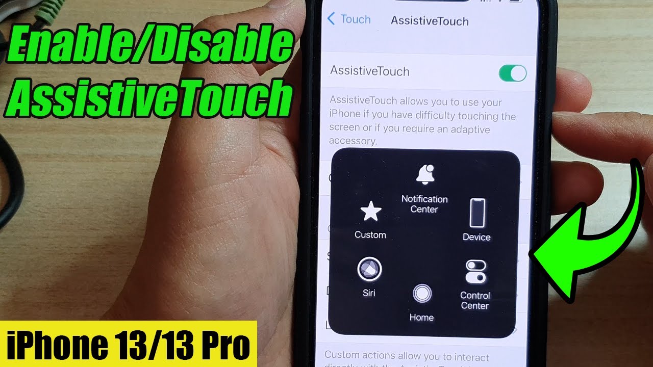 iPhone 13/13 Pro: How to Enable/Disable AssistiveTouch