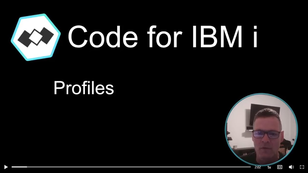 4. Начало работы с VS Code для i: Профили