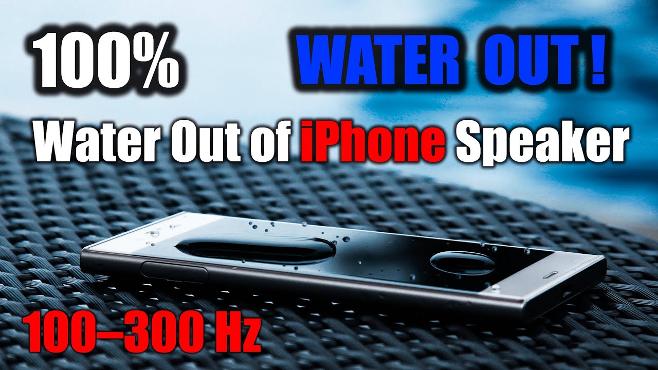 iPhone Water Eject Sound | Speaker Cleaner (100&ndash;300Hz)