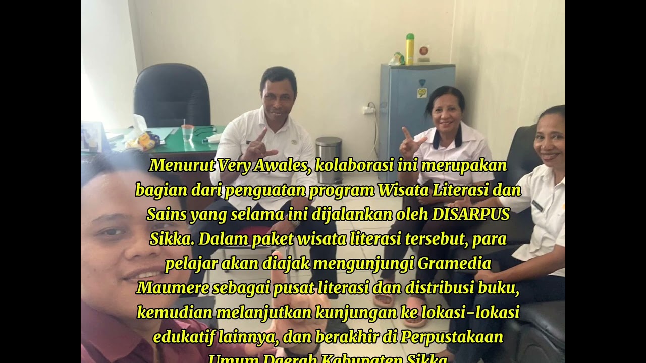 Gramedia dan DISARPUS Sikka Kolaborasi Untuk Perubahan 