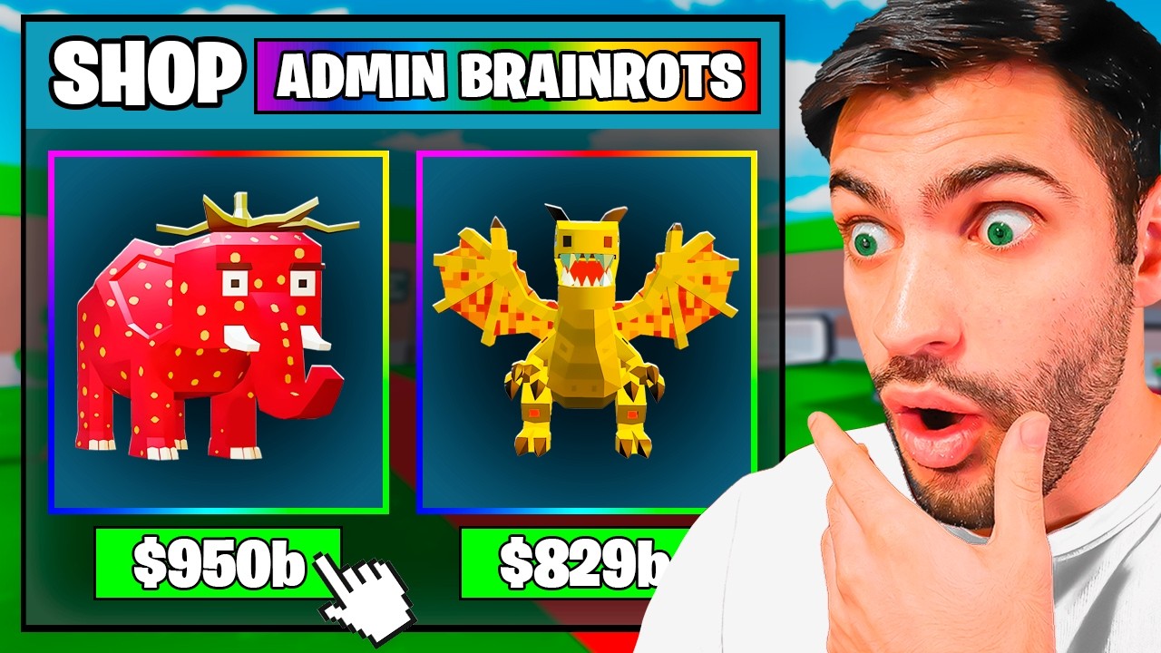 I Got the ADMIN SHOP in Fortnite Steal the Brainrot