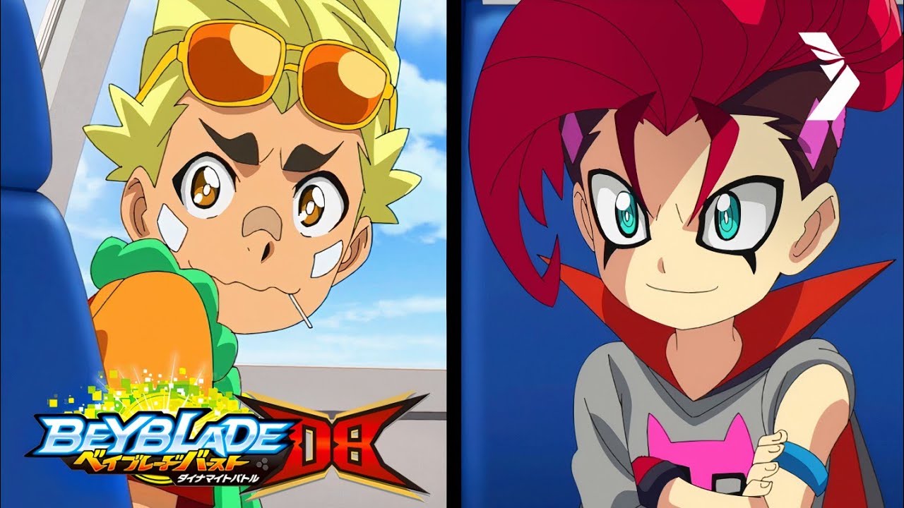 BEYBLADE BURST DYNAMITE BATTLE EPISODE 48 - BELL AND RANSOU TEAM UP!!
