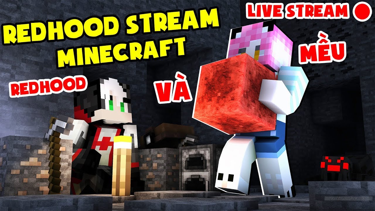 REDHOOD STREAM MINECRAFT BEDWAR VÀ BUILD BATTLE TRONG HYPIXEL*Redhood Stream Minecraft Cùng Mều
