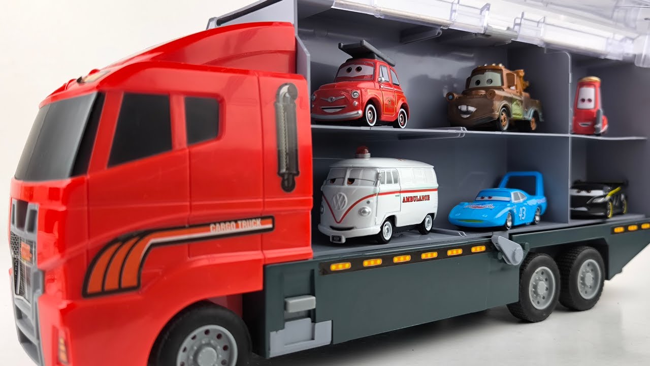 🚛 トミカ☆はたらく車コンボイ出動！消防車＆建設車両を収納☆｜Tomica Working Convoy 2026