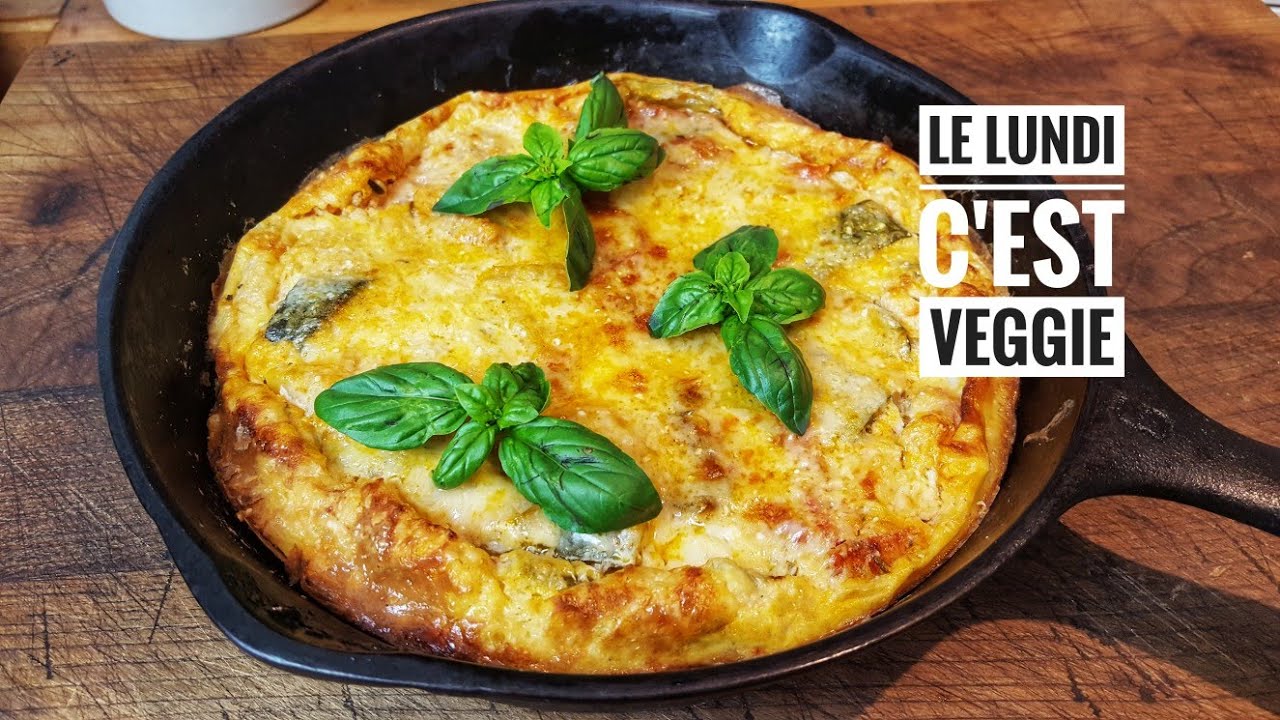 OMELETTE ITALIENNE,  FRITTATA A LA RATATOUILLE