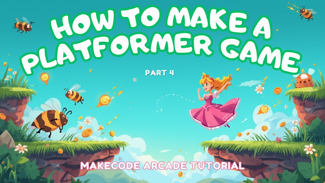Make a Platformer Game in MakeCode Arcade (Part 4/4)