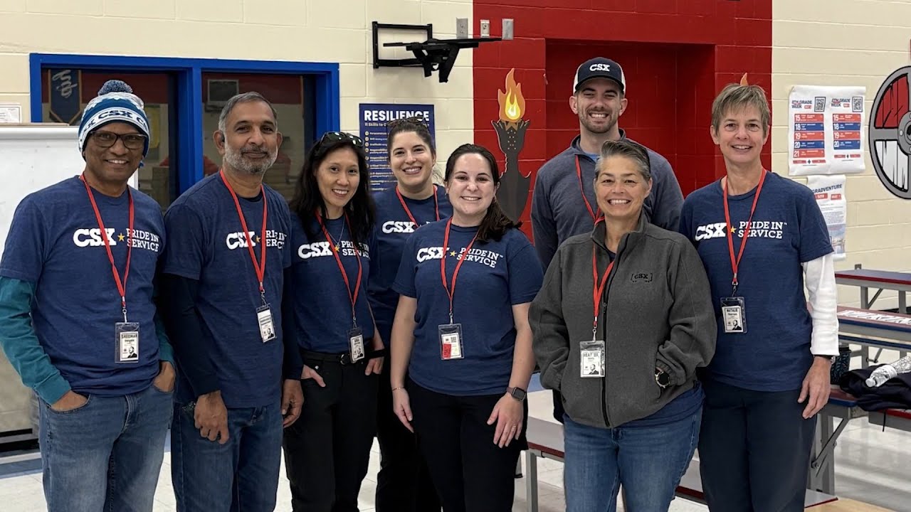 Community in Action: CSX & City Year Revitalize Arlington Middle for MLK Day of Service