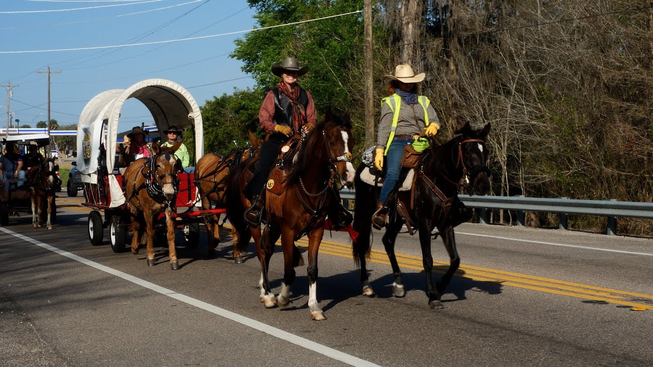 Florida Cracker Trail Horse Ride. 2022-02-22. Zolfo Springs, Florida.