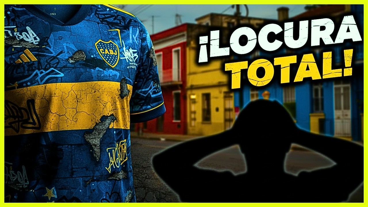 BOCA SORPRENDE CAMISETA INSPIRADA en los MUROS del BARRIO causa FUROR