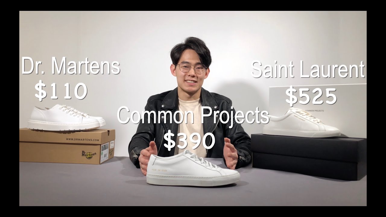 Best White Leather Sneakers for Summer?? | Common Projects | Saint Laurent |【Honest Reviews】