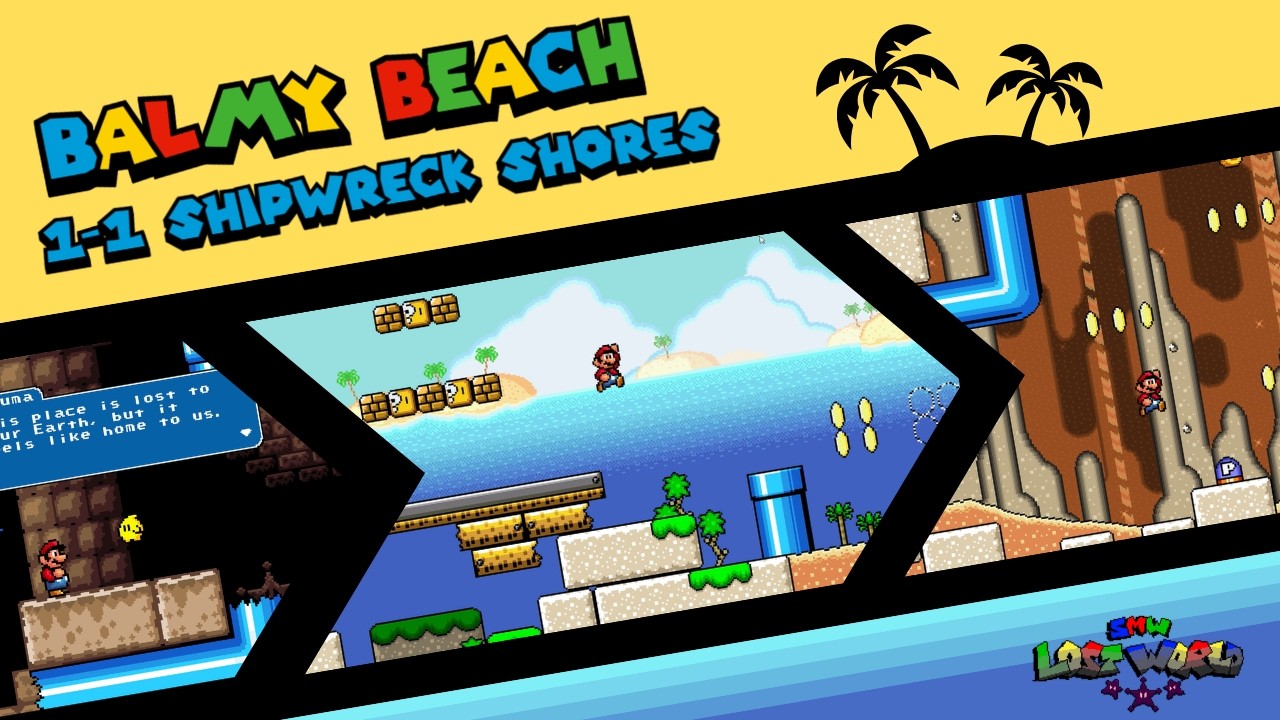 SMBX2 Lost World: Shipwreck Shores Level Showcase