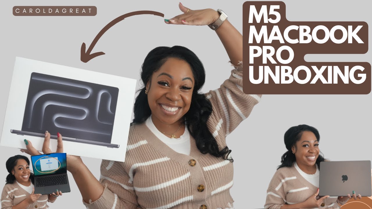 NEW M5 MACBOOK PRO UNBOXING *SEXY BLACK, FIRST IMPRESSION, QUICK SETUP | M5 MACBOOK PRO