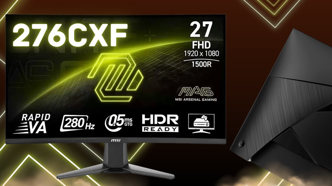 ¿Comprar Monitor RAPID VA? Este MAG 276CXF de MSI es ESPECTACULAR! 280Hz 27¨ CURVO - TecnoActual –