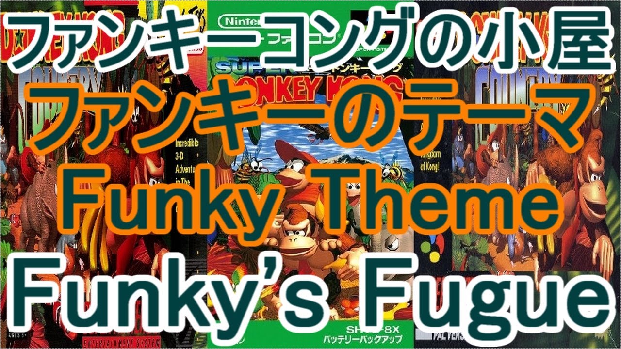スーパードンキーコング BGM ファンキーコングの小屋