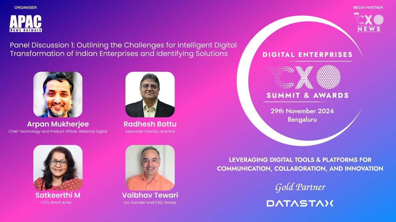 2nd CXO Summit: Outlining the Challenges for Intelligent Digital Transformation