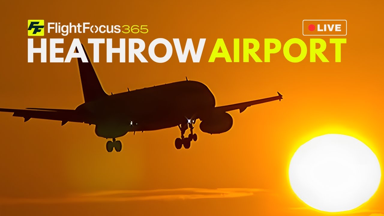 Heathrow Airport Live - Friday 9th January 2026