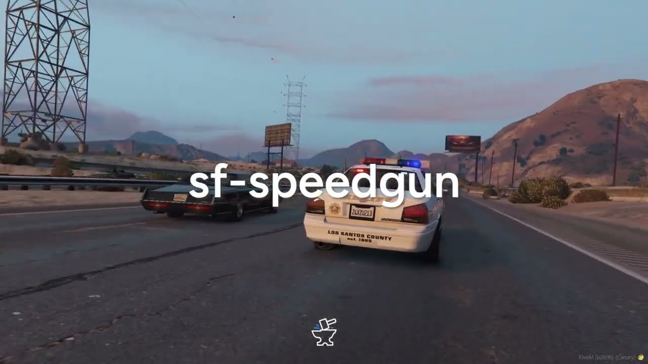 [FiveM] sf-speedgun - Police laser speed gun