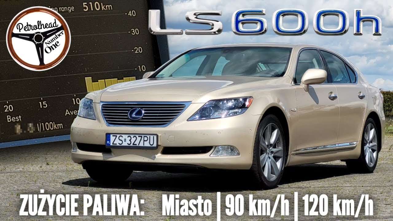 2007 Lexus LS600h | Test zużycia paliwa. 445-konna hybryda.