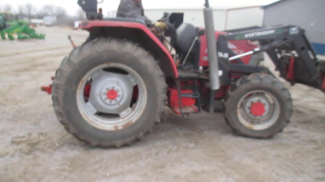 BigIron Online Auction 2-5-2020--FS1684=2004 McCormick CX 85 MFWD Tractor W/ Westendorf TA26 Loader