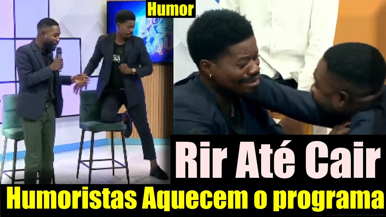 RiR Até CaiR: Humoristas Aquecem no programa momento de humor com humoristas