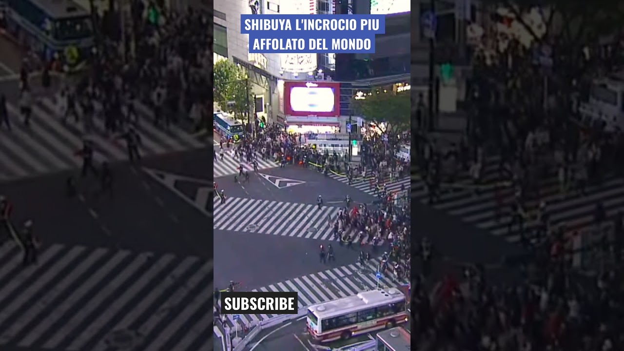 SHIBUYA L'INCROCIO PIU AFFOLLATO DEL MONDO