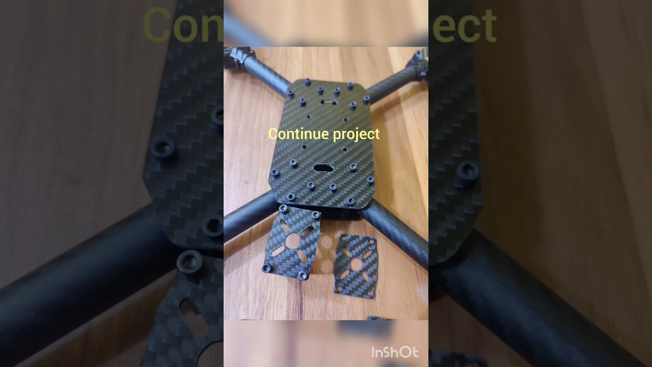Cut carbon fiber 3018 pro cnc 7 inch Quadcopter frame design and cut parts nice results.