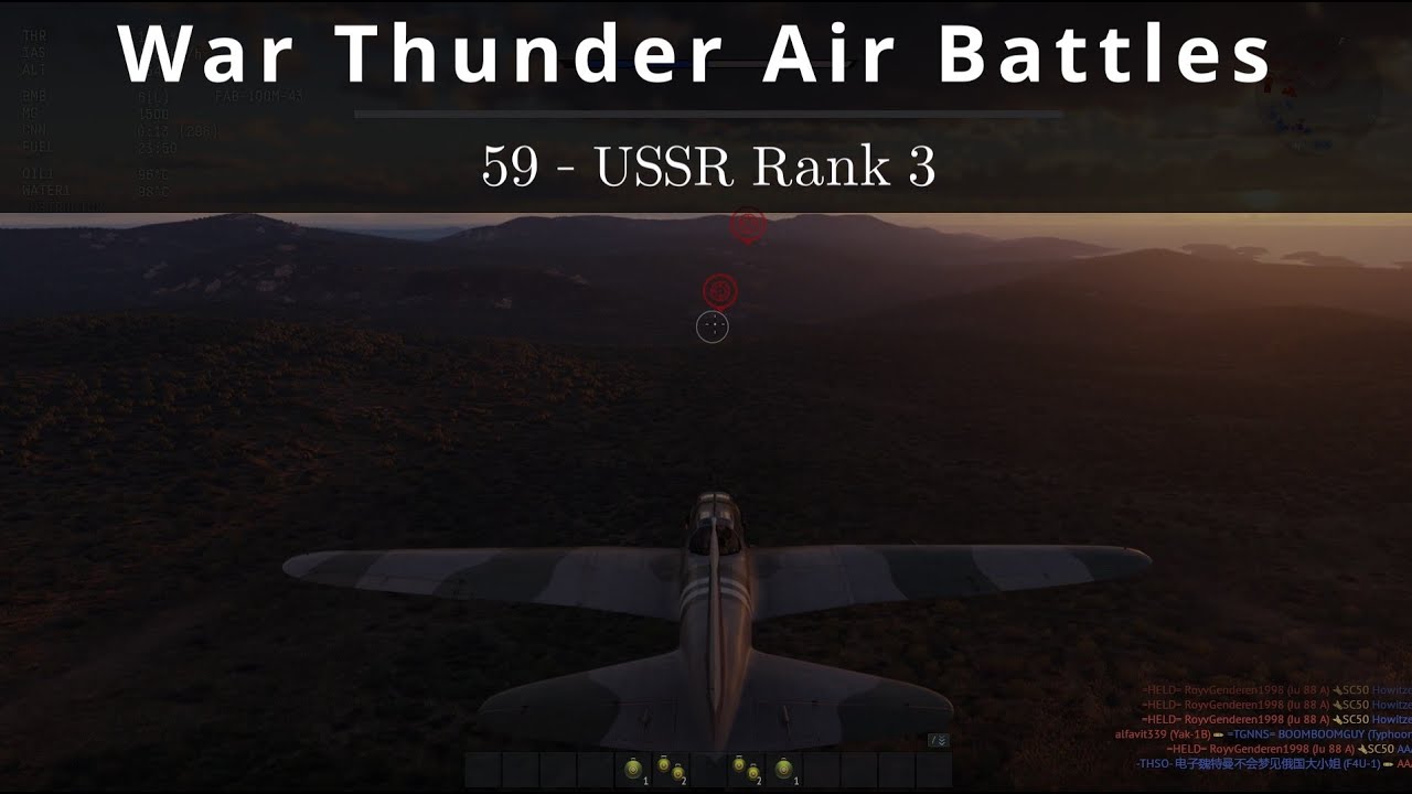 WarThunder Air 59 🛩️ USSR Rank 3