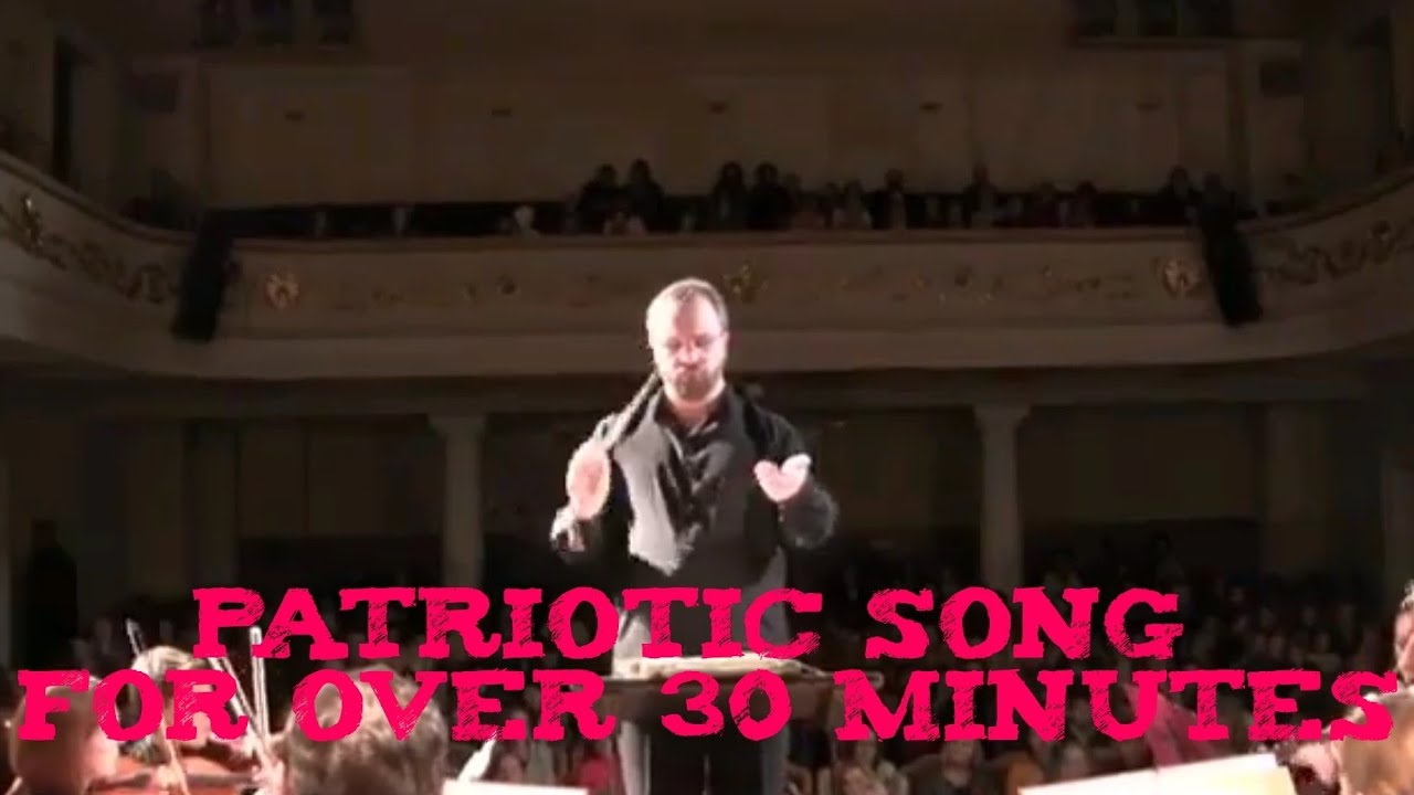 Patriotic Song Choir for over 30 Minutes (Part 1) Russian Anthem 1991-2000 Патриотическая песня