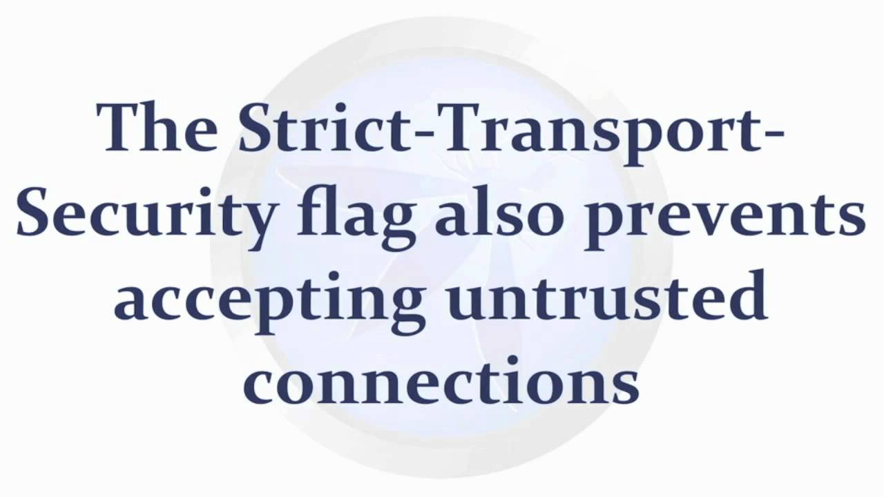 OWASP Appsec Tutorial Series - Episode 4: Strict Transport Security