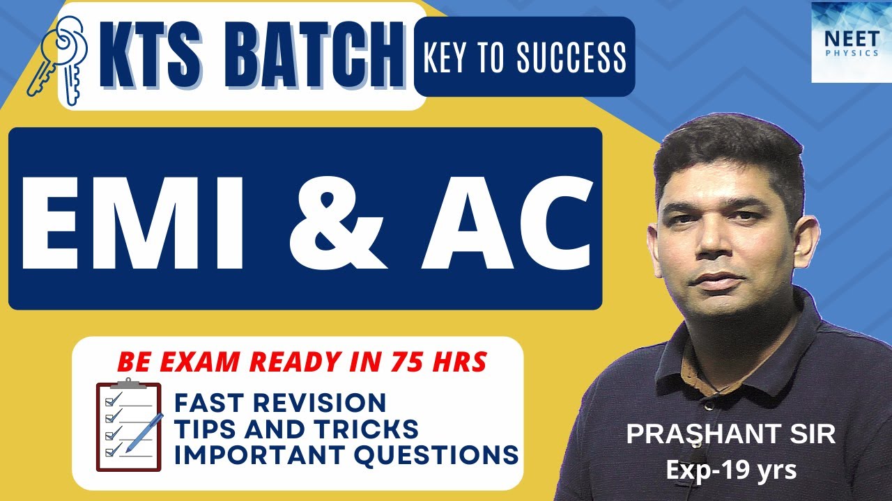 EMI & AC | | NEET2023 PHYSICS Crash Course |Complete Revision in 30 Days | NCERT Class 12 Physics