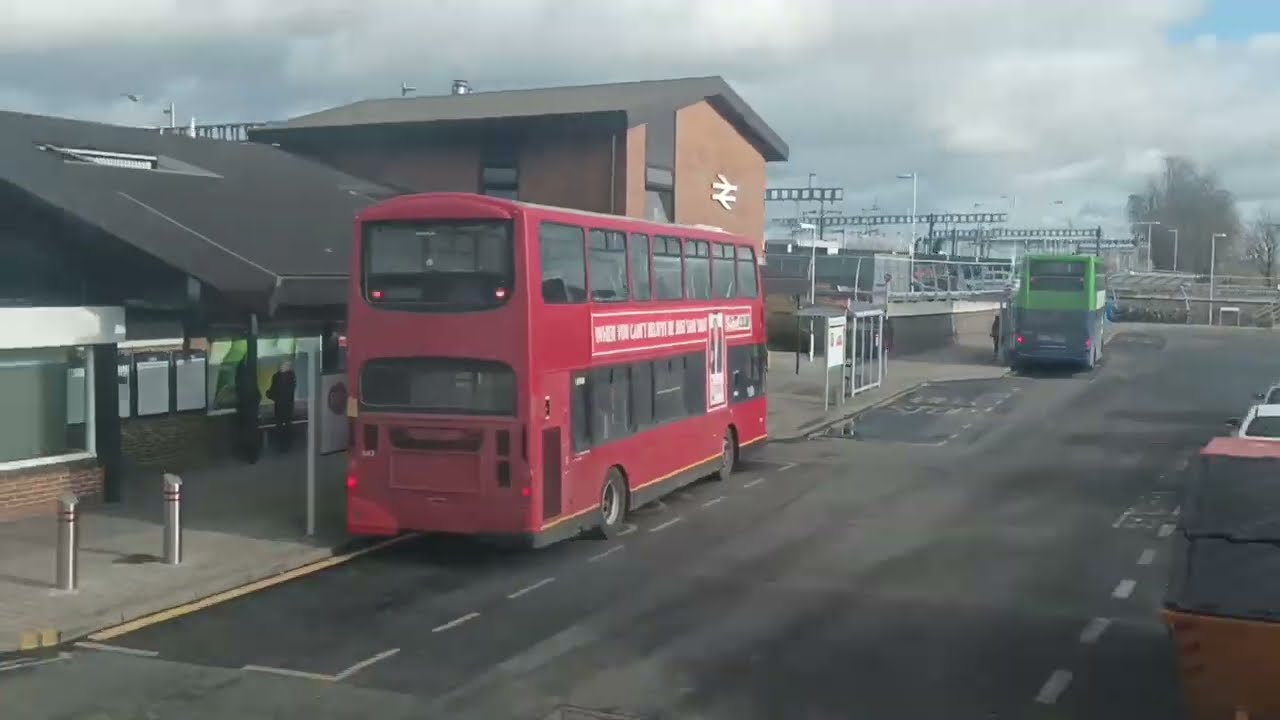 🇬🇧 BUS ROUTE TIMELAPSE | Thames Travel Connector X32: Oxford, John Radcliffe Hospital ➔ Wantage