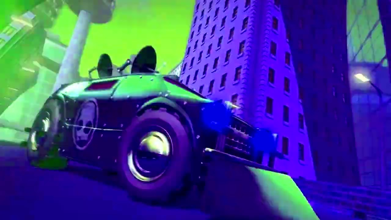 Crazy Frog Axel F Song Truck Rainbow Powers