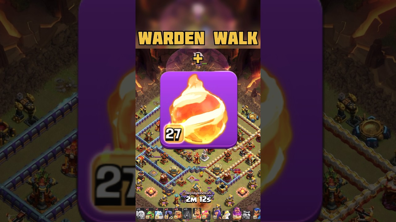 Epic Clutch Moment in coc Fireball 😱#clashofclans #coc #cocshorts