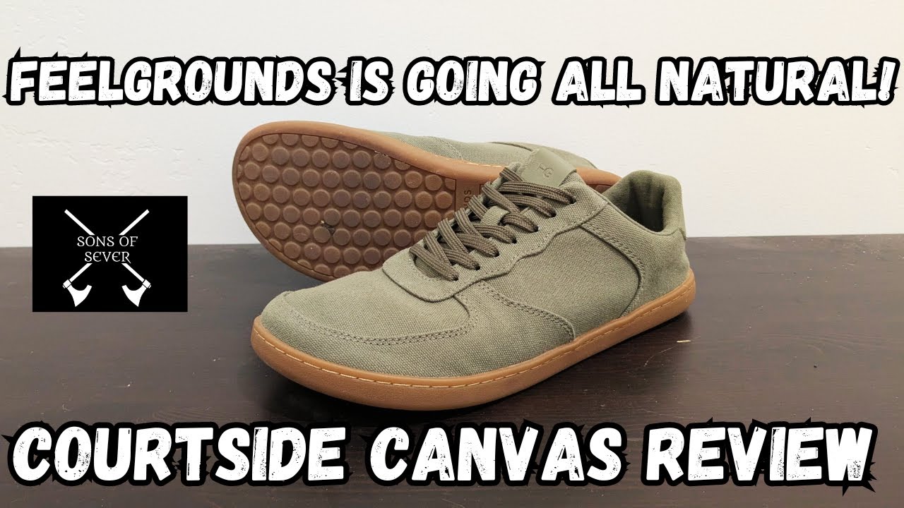 Feelgrounds Courtside Canvas Review/Best Barefoot Canvas Sneaker/Best Disguised Barefoot Shoe