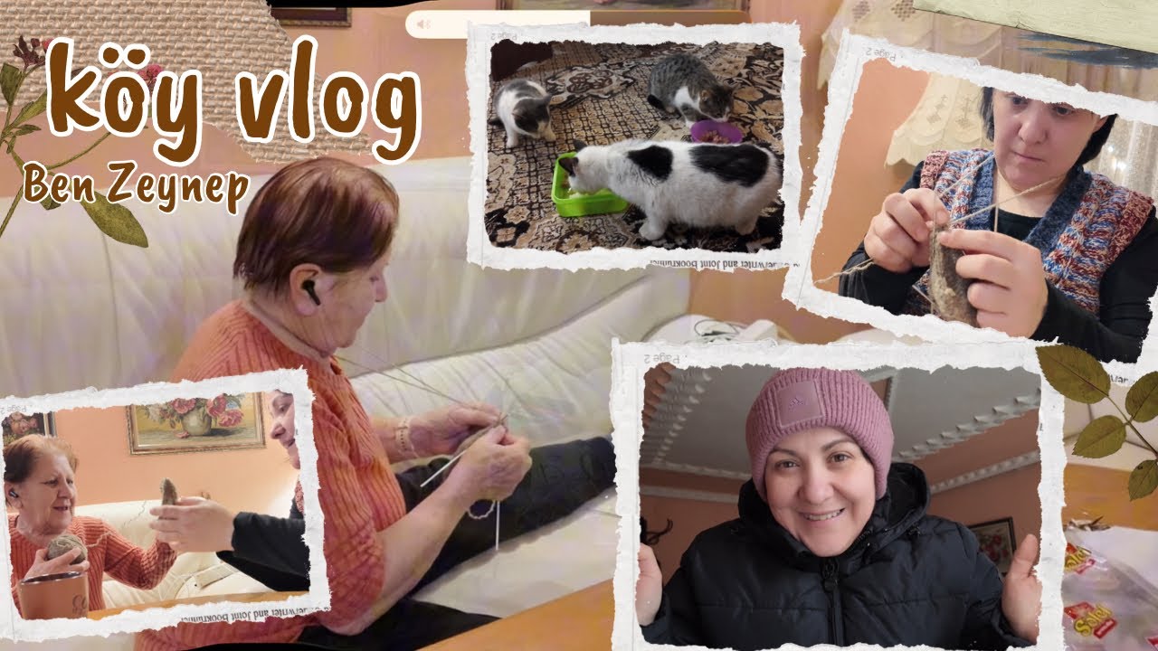 Bulgaristan VLOG | Zeyno iş başında…Annemle terlik derdimiz 🧶#bulgaristanvlog 