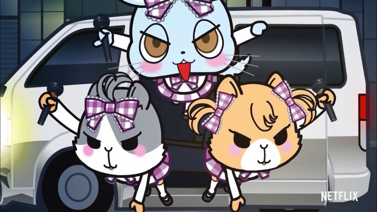 Aggretsuko (English) OTMGirls “I wanna be a viral star” (Viral star/Bazuritai) Official music video