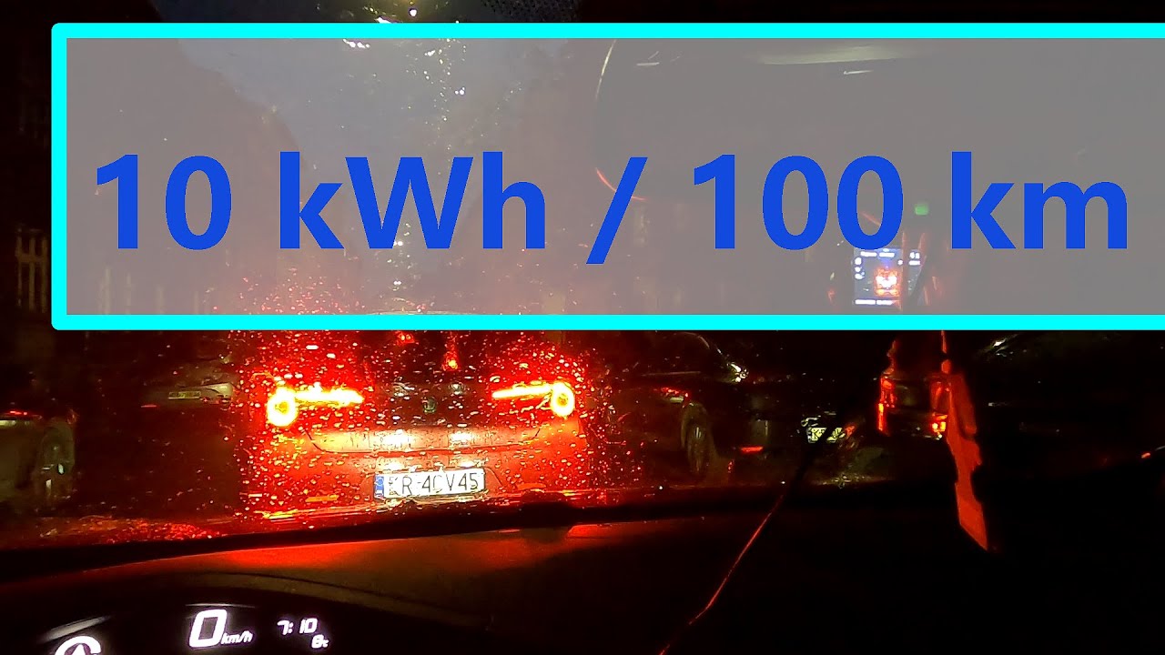 Nissan Leaf w trasie z przedmieść do miasta. Jakie zużycie? | #036