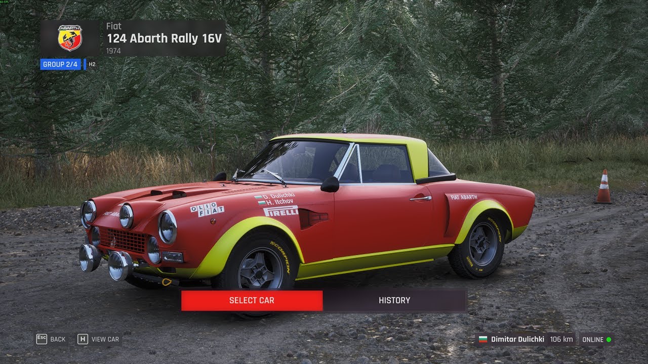 Assetto Corsa Rally Early Access 0.1 – 124 Abarth Rally 16V Attack at Afon Biga - Cwmbiga!