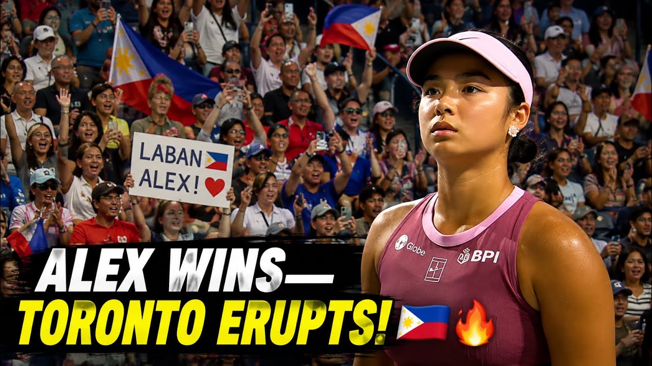 Alex Eala Defeats Parks as Toronto Erupts with Filipino Pride! 😱🇵🇭 #alexandraeala #tennishighlights 