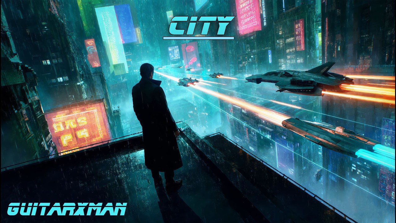 GuitarXman - City | (Synthwave music)