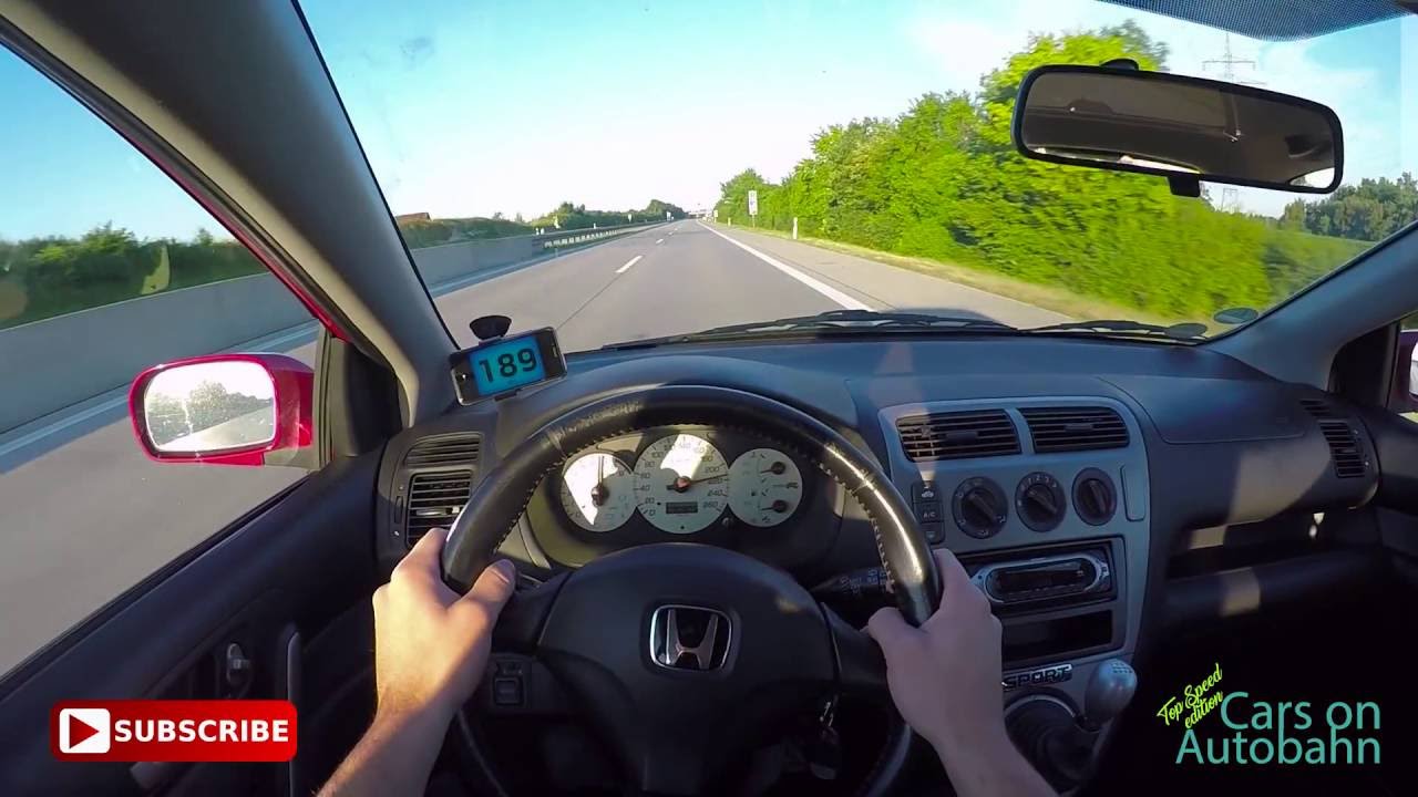 Honda Civic EP2 1.6 VTEC Autobahn POV (TOP SPEED) ✔