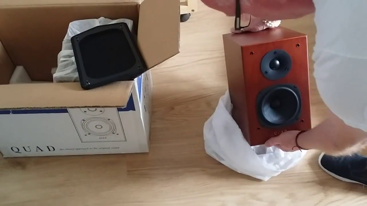 QUAD 11-L Classic Louldspeakers unboxing