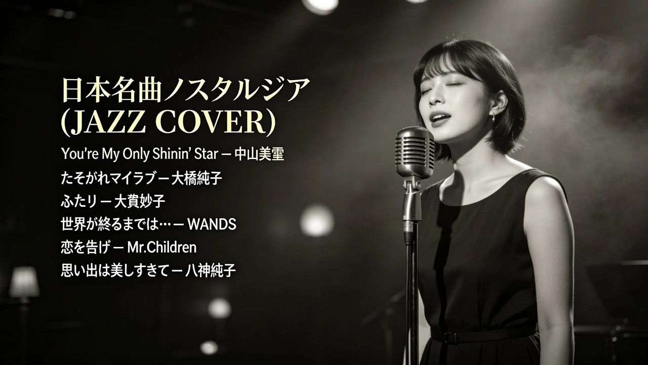 トップヒット・ジャズカバー｜日本クラシック名曲集 Mr.Children・WANDS・中山美穂 ほか【夜・カフェ・リラックス】