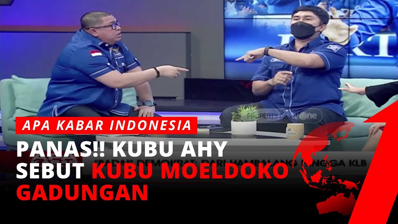Saling Tunjuk! Kubu Moeldoko vs Kubu AHY, Buka Luka Lama Hambalang | AKIM tvOne