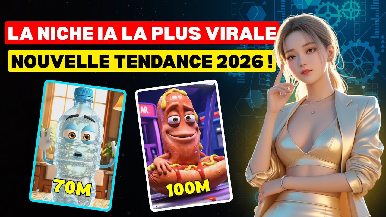 Niche IA le plus viral de 2026 | Comment créer des vidéos 3D d’aliments et d’objets qui parlent