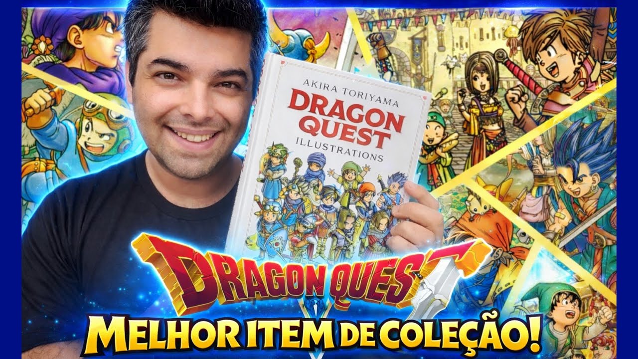 LIVRO ILUSTRADO DE DRAGON QUEST (PÁGINA A PÁGINA) DRAGON QUEST ILLUSTRATIONS | AKIRA TORIYAMA