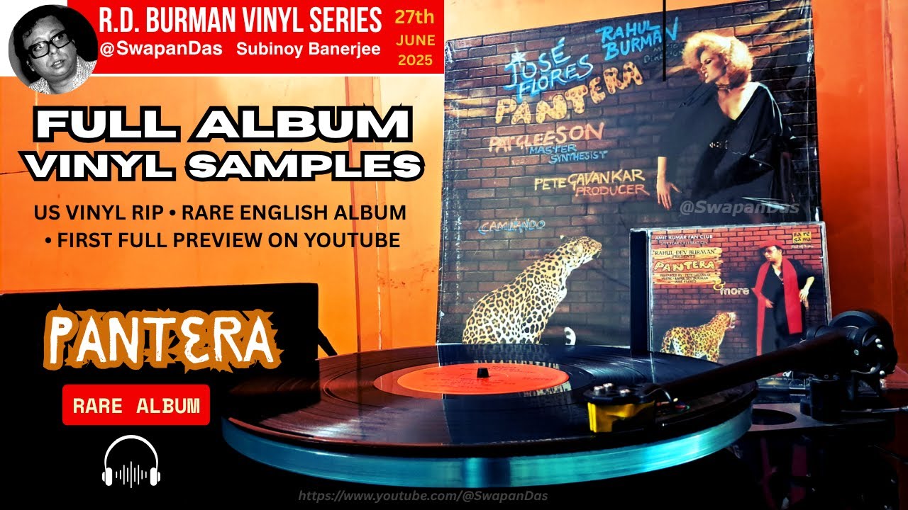 PANTERA | RD Burman | Rare International FULL ALBUM Sampler (US Vinyl Rip) | Birthday Tribute!