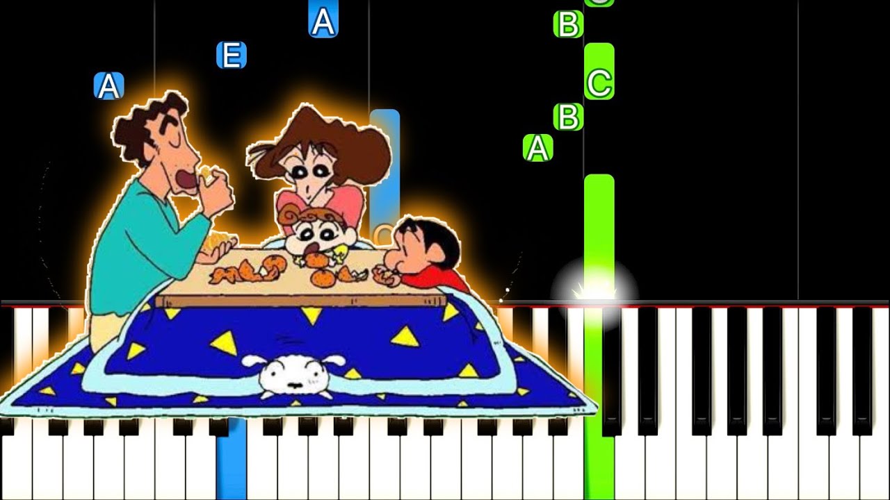 Shinchan Family Background Music | Piano Tutorial